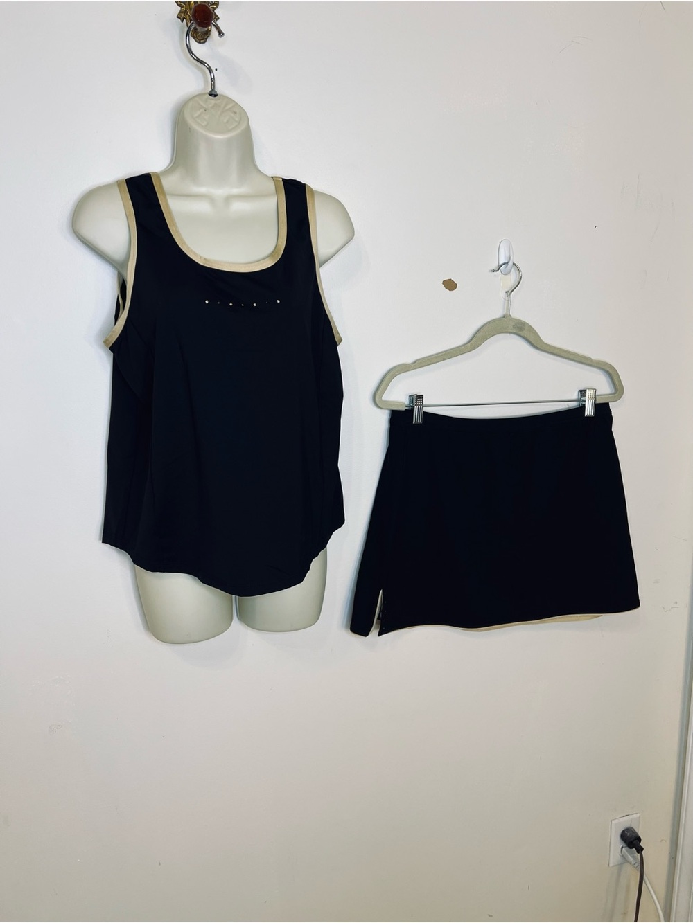 NWT Tail TECH Matching Set Tennis Top & Skirt Crystalized with Swarovski